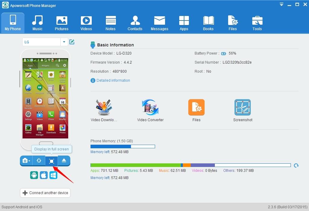 can i screen share my phone to pc
