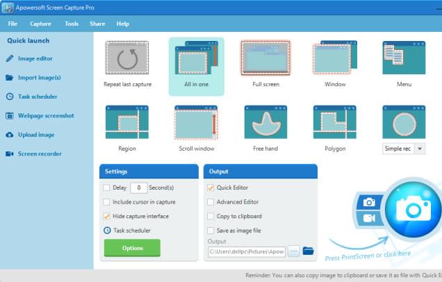 Apowersoft Screen Capture Pro – 屏幕截图软件丨反斗限免