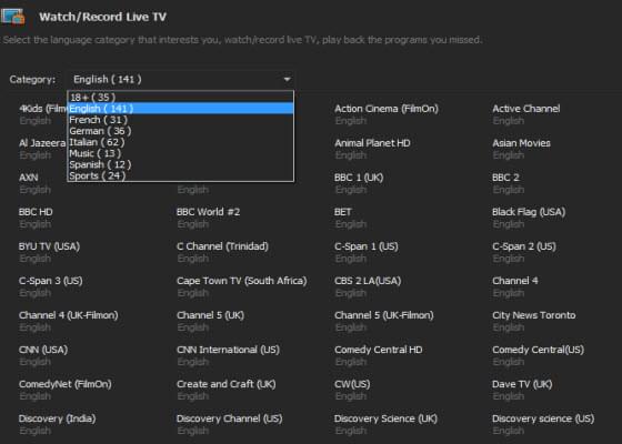 watch live TV