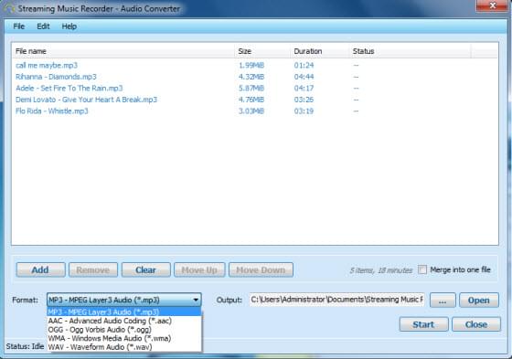 Audio converter
