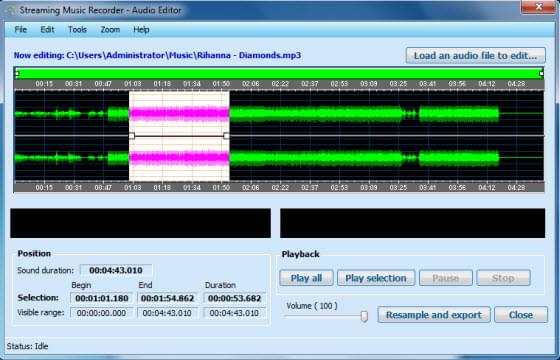 audio editor