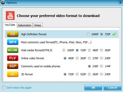 hd formats HD formats