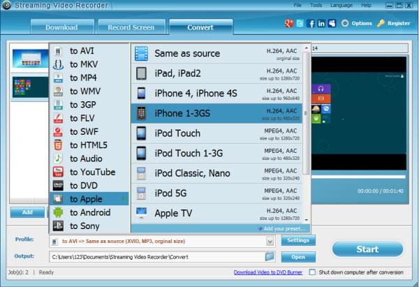convert downloaded videos Video converter
