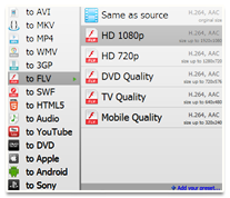 Built-in Video Converter