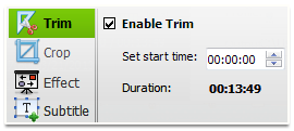 Built-in Video Editor