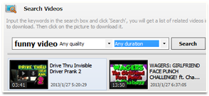 Search YouTube Videos